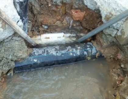 台儿庄测漏水之水管漏水